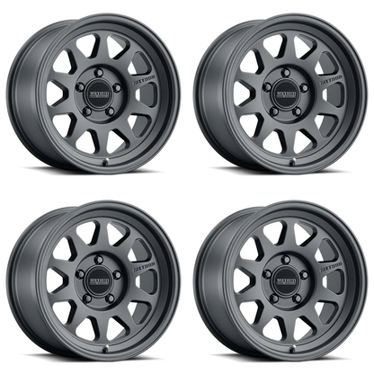 (set of 4) Method MR316 Matte Black | 17x8" +25mm | 6x5.5in Wheel