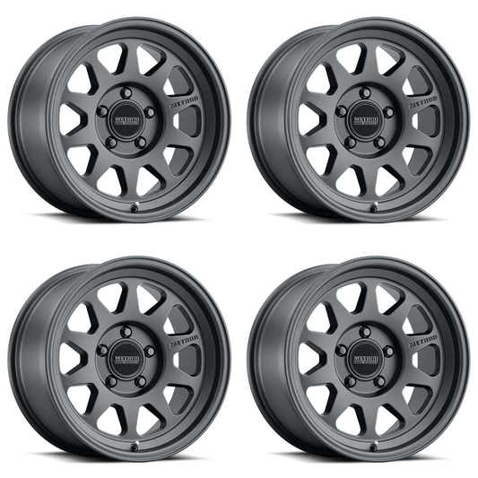 (set of 4) Method MR316 Matte Black | 17x8" +25mm | 6x5.5in Wheel