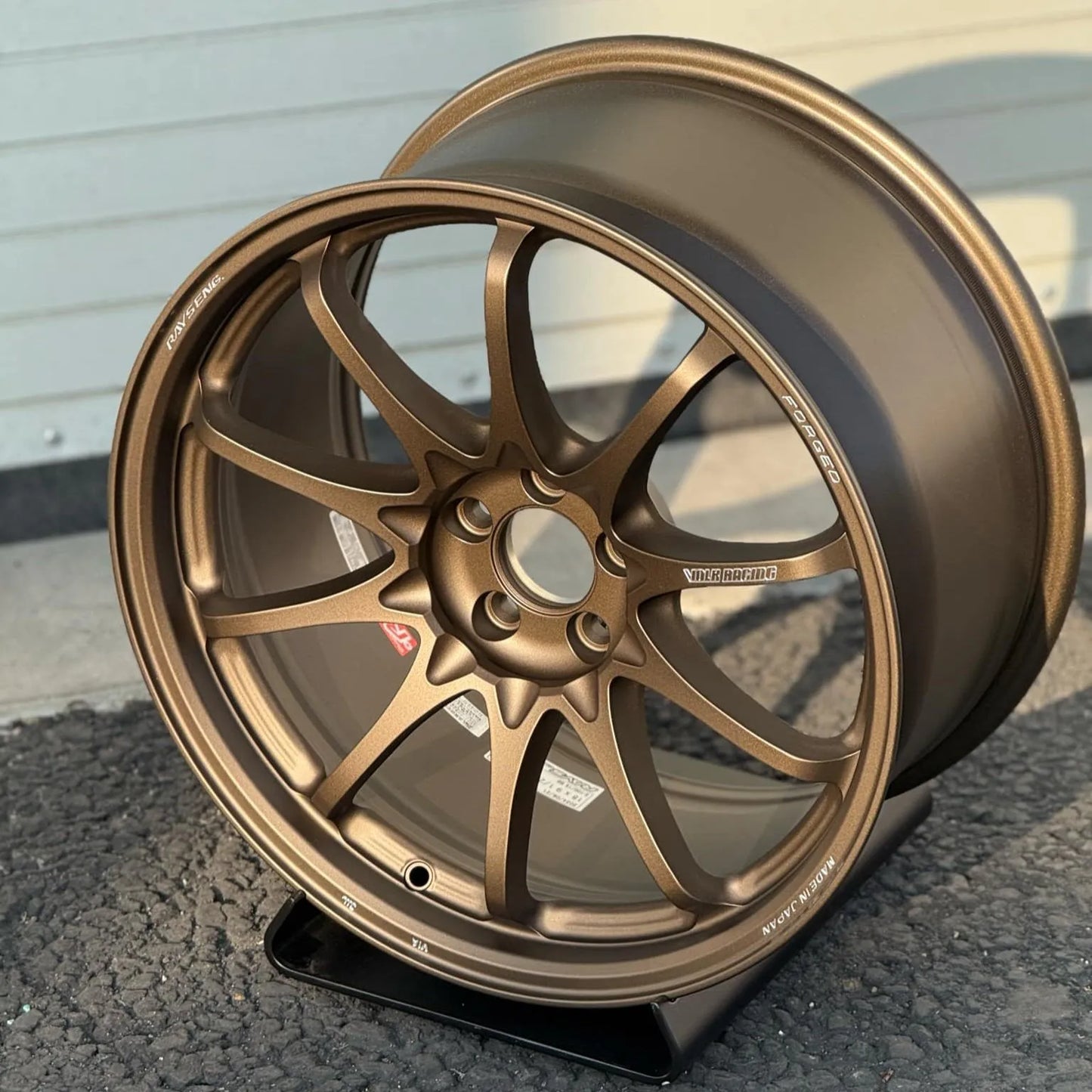 Volk Racing CE28N-Plus 18x9.5 +38 5x114.3 Blast Bronze (SET)