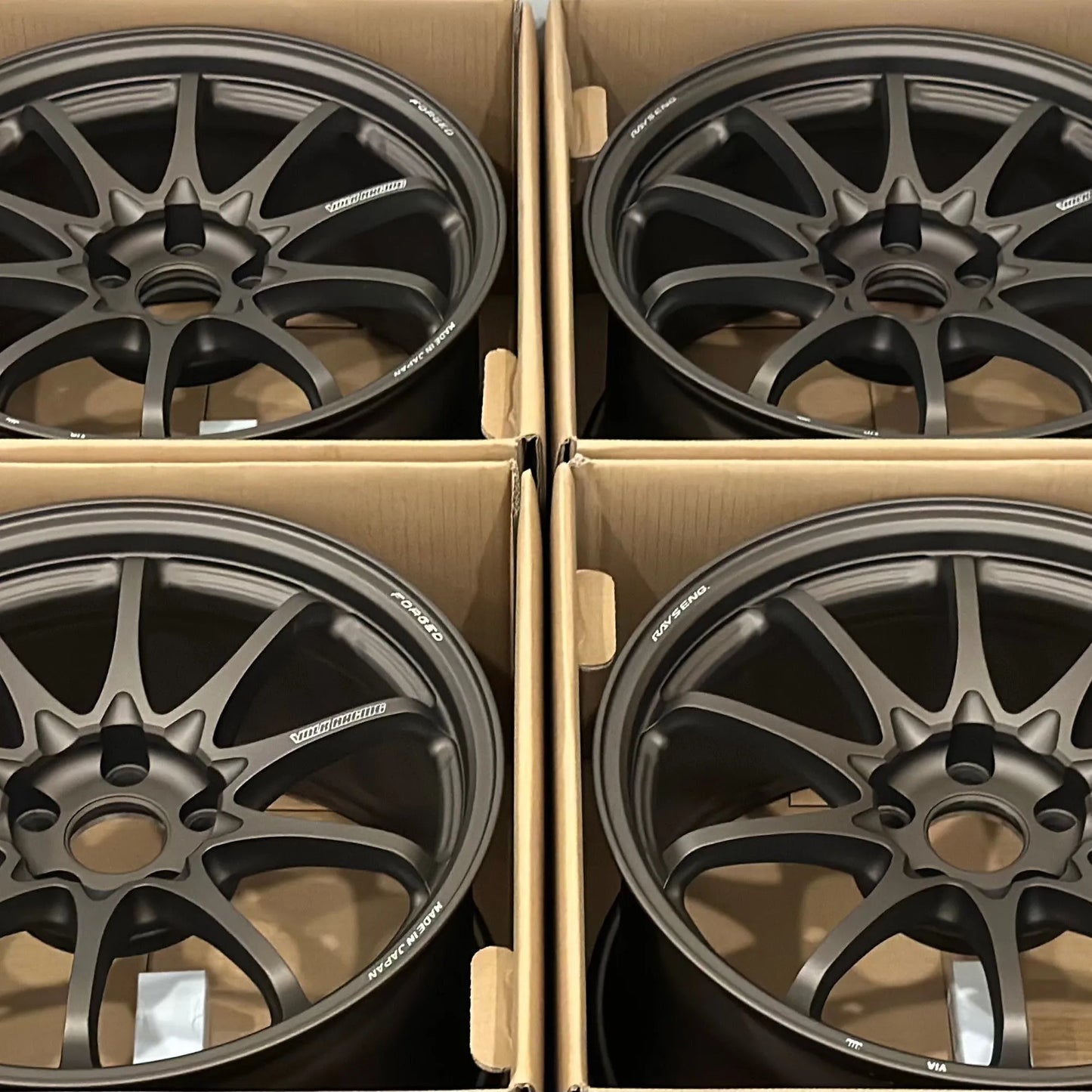Volk Racing CE28N-Plus 18x9.5 +38 5x114.3 Blast Bronze (SET)