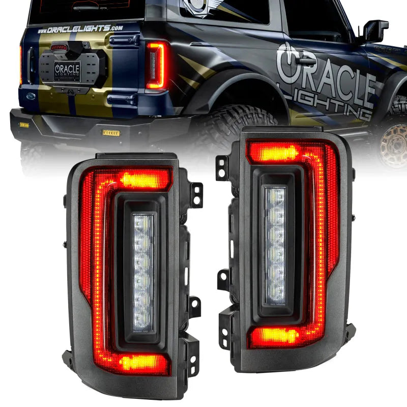 Oracle 21-26 Ford Bronco Flush LED Taillights Tinted (5892-504-T)