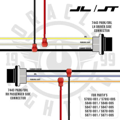 Oracle 7in LED Headlights | Jeep Wrangler JL/Gladiator JT (5769J-001)