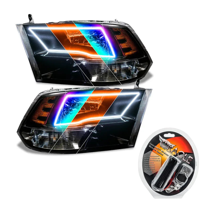 Oracle 09-18 RAM 1500 Sport D&S Halo Headlights w/RF Controller (8906-330)