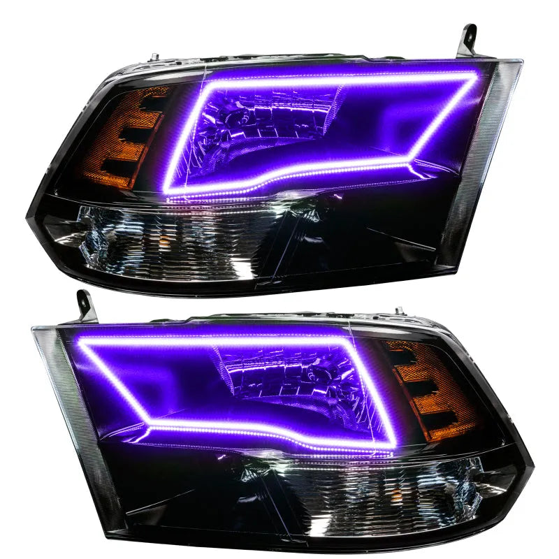 Oracle 09-18 RAM 1500 Sport D&S Halo Headlights w/RF Controller (8906-330)