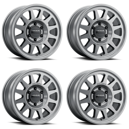 (set of 4) Method MR703-HD Gloss Titanium | 18x9" +40mm | 6x5.5in Wheel