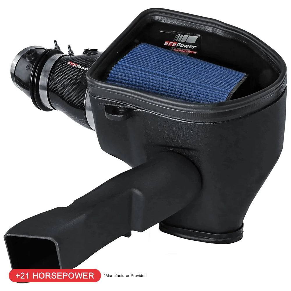 aFe Track Series Stage-2 Carbon Fiber Intake Pro 5R | Dodge Charger SRT Hellcat Redeye V8-6.2L (21-23) (57-10027R)
