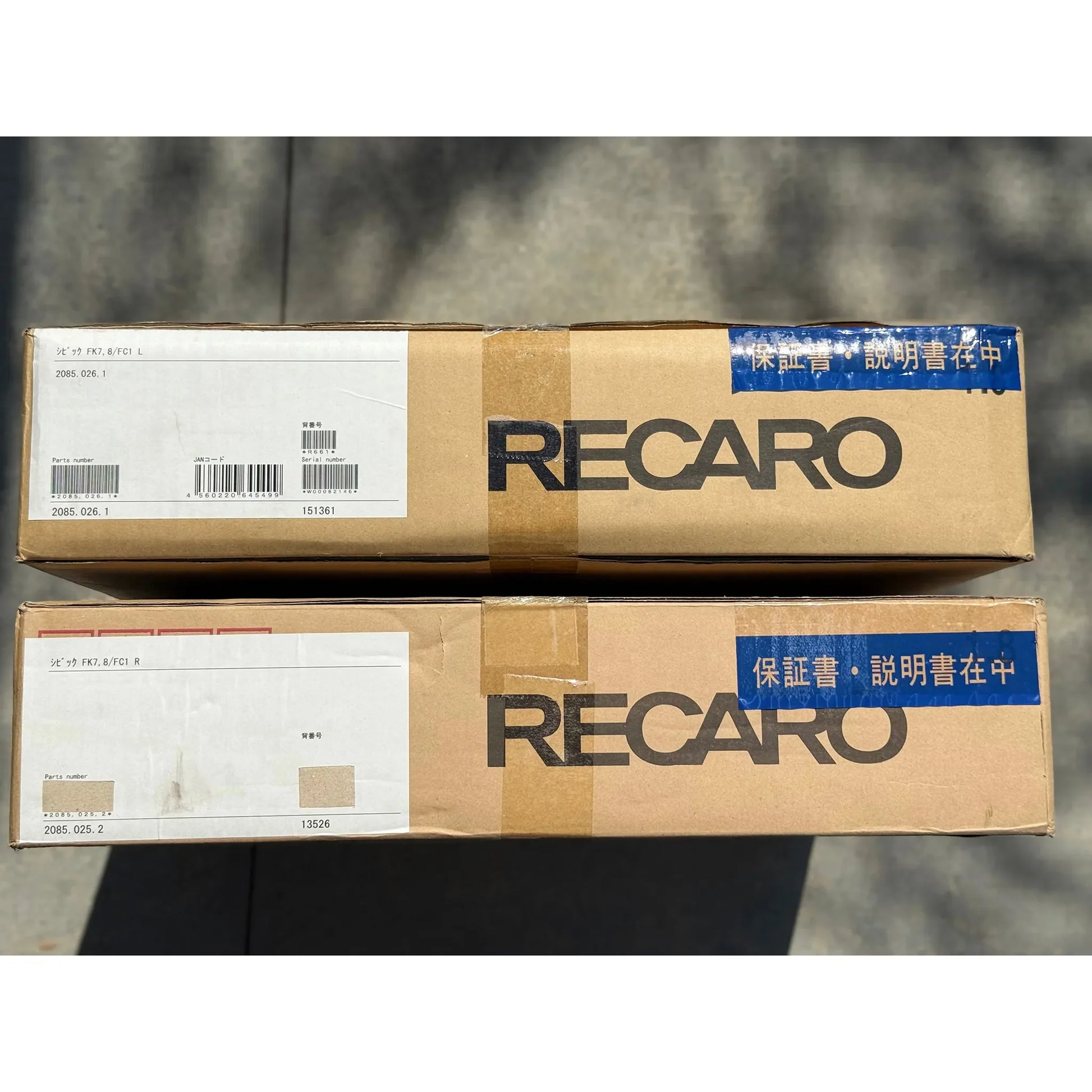 Recaro Base Frame Seat Rails - Honda Civic FK7 / FK8