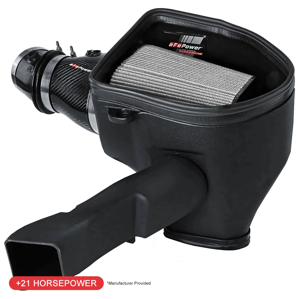 aFe Track Series Stage-2 Carbon Fiber Intake System | Dodge Charger SRT Hellcat Redeye (21-23) (57-10027D)