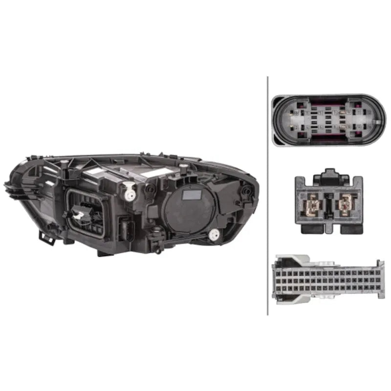 Hella 13-26 Mercedes-Benz CLA LED Headlamp Rh (015086361)