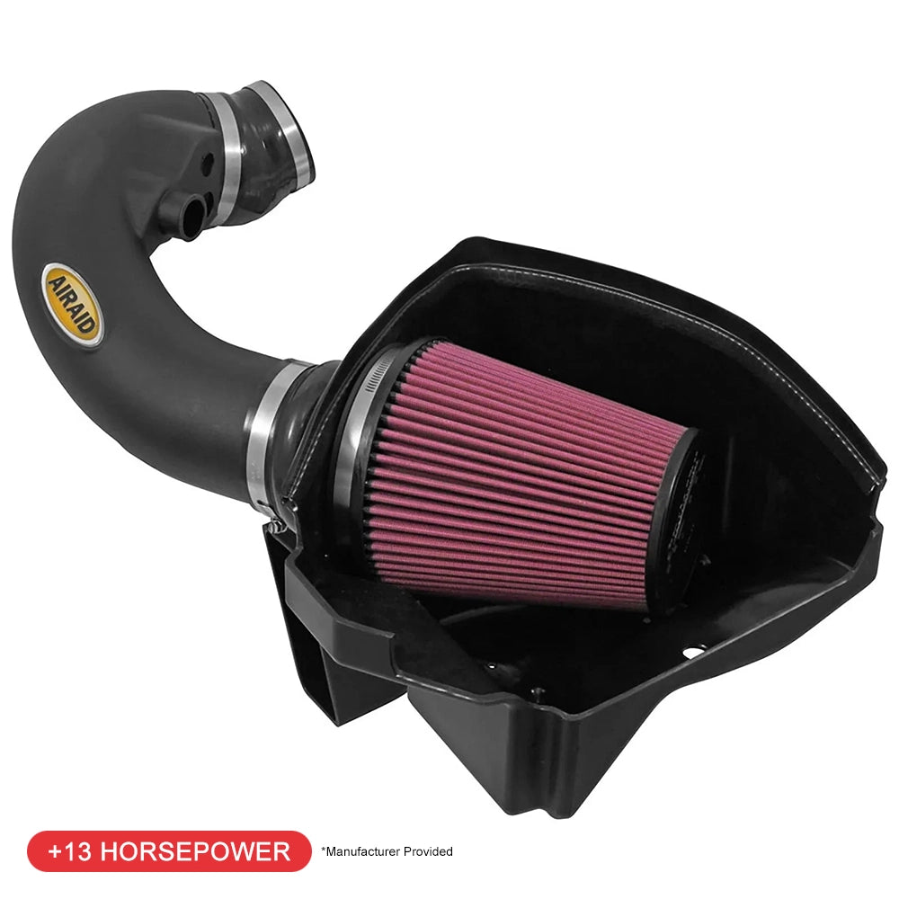 Airaid 12-13 Ford Mustang Boss 302 MXP Intake System w/ Tube (Oiled / Red Media) | Ford Mustang (12-13) (450-321)