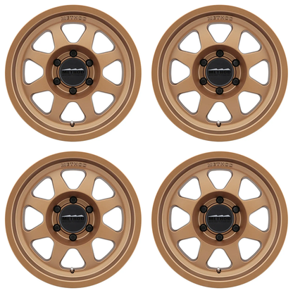 (set of 4) Method MR701 Bronze | 16x8" +0mm | 6x5.5in Wheel