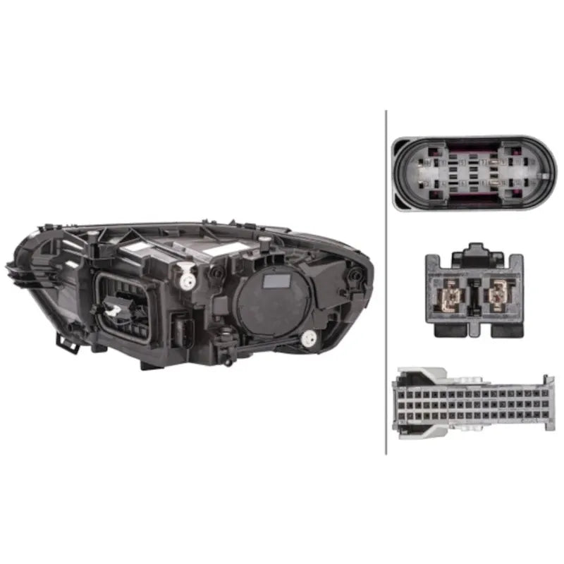 Hella 13-26 Mercedes-Benz CLA LED Headlamp Rh (015086361)