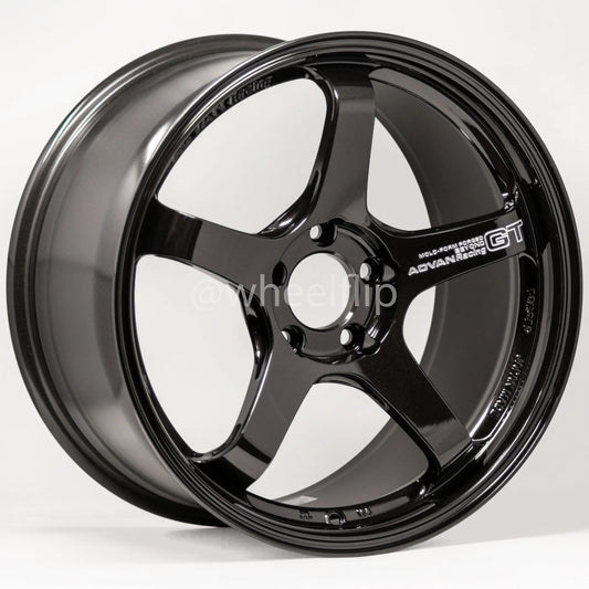 Advan GT Beyond 18x9.5 +38 5x114.3 Titanium Black (SET)