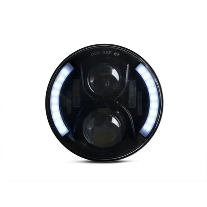Raxiom 97-18 Jeep Wrangler 6-LED Headlights w/ Halo | TJ & JK (J135442)