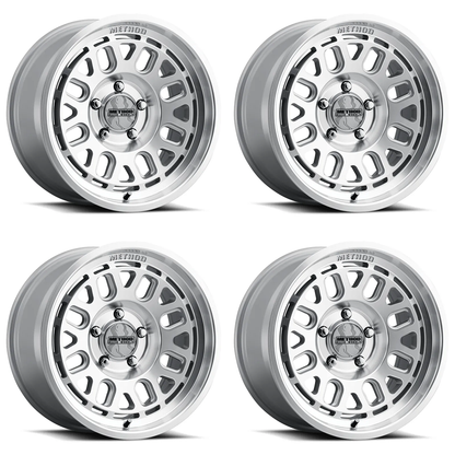 (set of 4) Method MR321 Machined | 17x8.5" +0mm | 5x5in Wheel