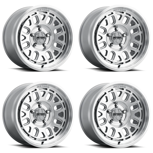 (set of 4) Method MR321 Machined | 17x8.5" +0mm | 5x5in Wheel
