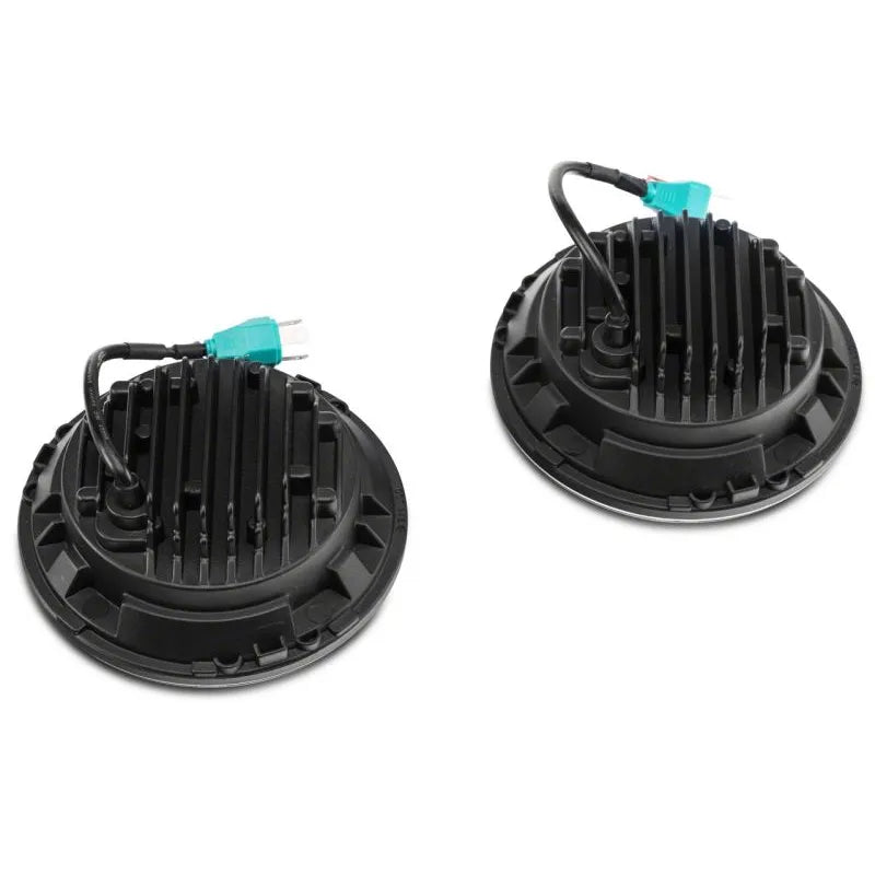Raxiom 97-18 Jeep Wrangler 6-LED Headlights w/ Halo | TJ & JK (J135442)