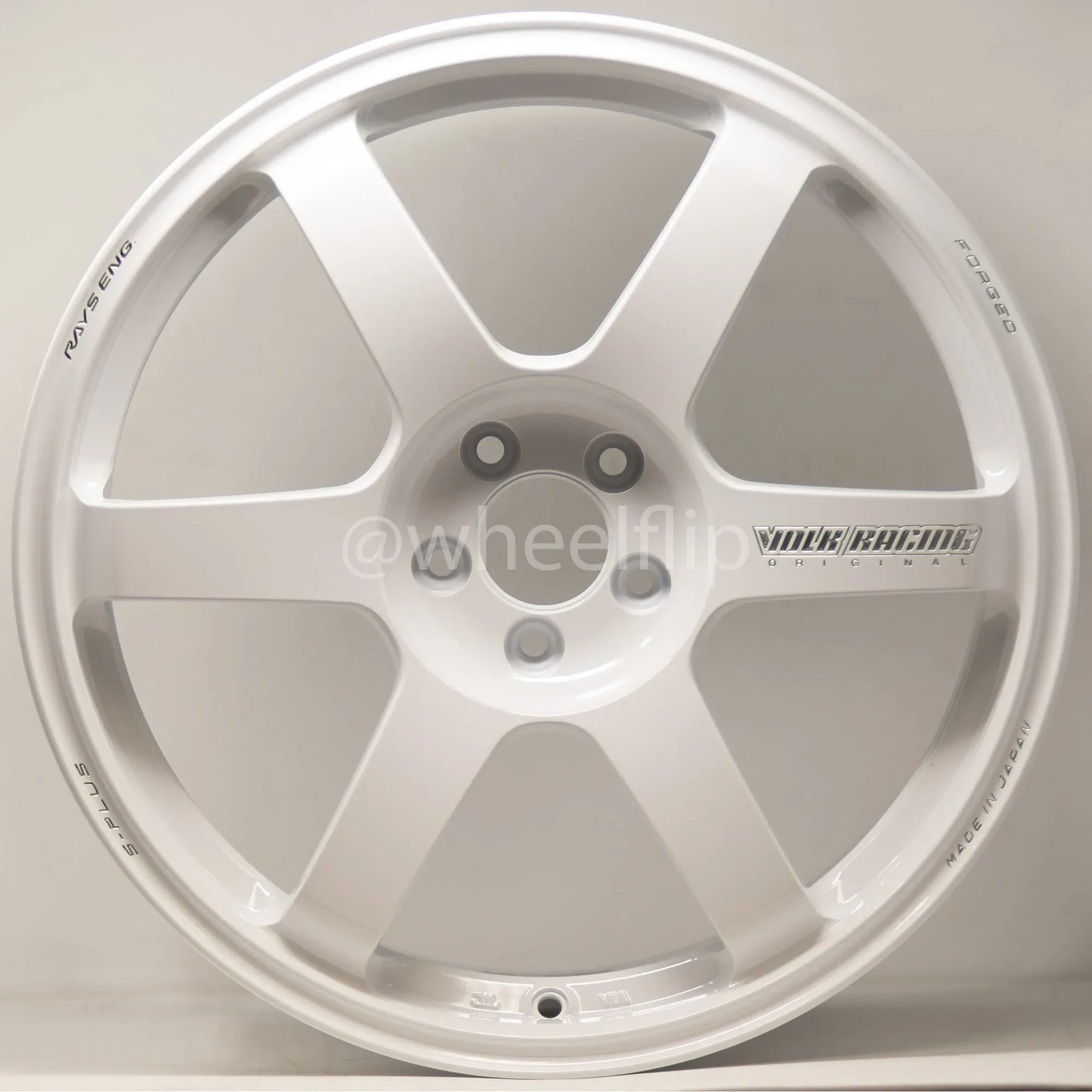 Volk Racing TE37 Saga S-Plus 18x9.5 +43 5x100 Dash White (SET)