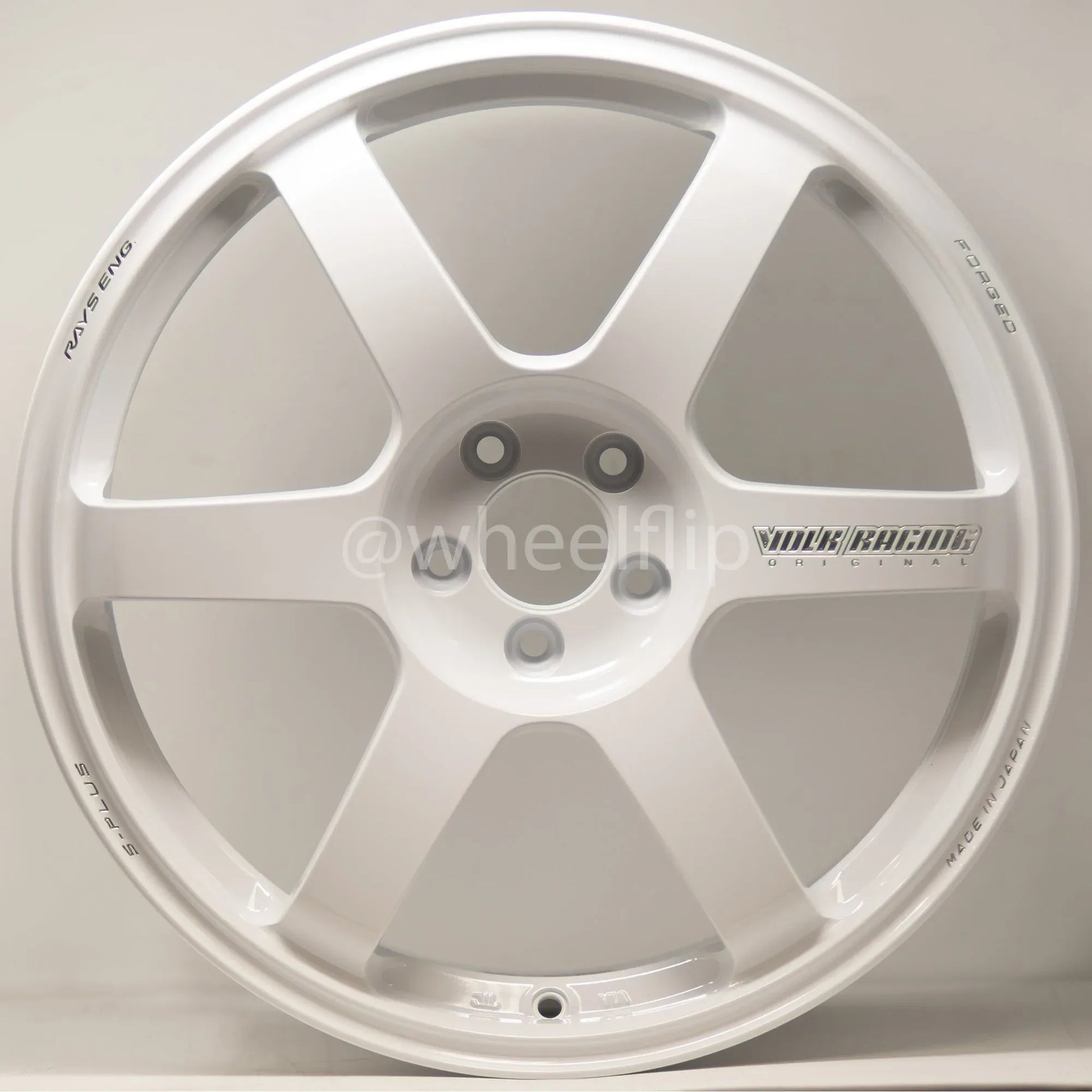 Volk Racing TE37 Saga S-Plus 18x9.5 +43 5x100 Dash White (SET)