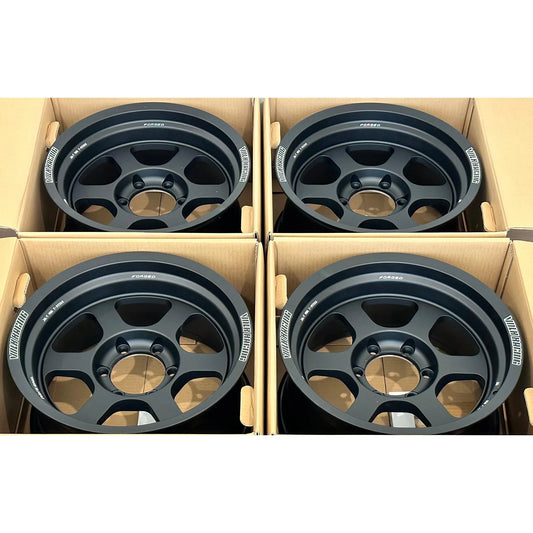 Volk Racing TE37XT M-Spec 17x8.5 -10 6x139.7 Blast Black (SET)