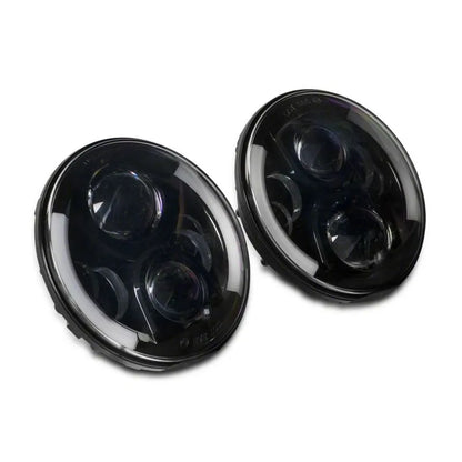 Raxiom 97-18 Jeep Wrangler 6-LED Headlights w/ Halo | TJ & JK (J135442)