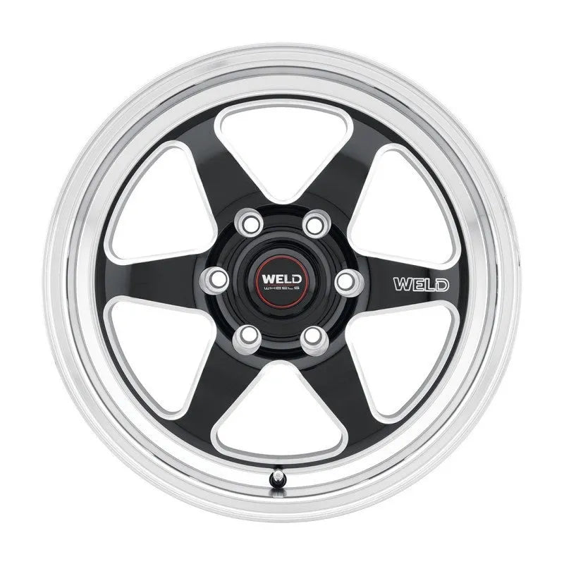 Weld Ventura Drag Gloss Black Milled | 17x7" +0mm | 6x139.7mm Wheel