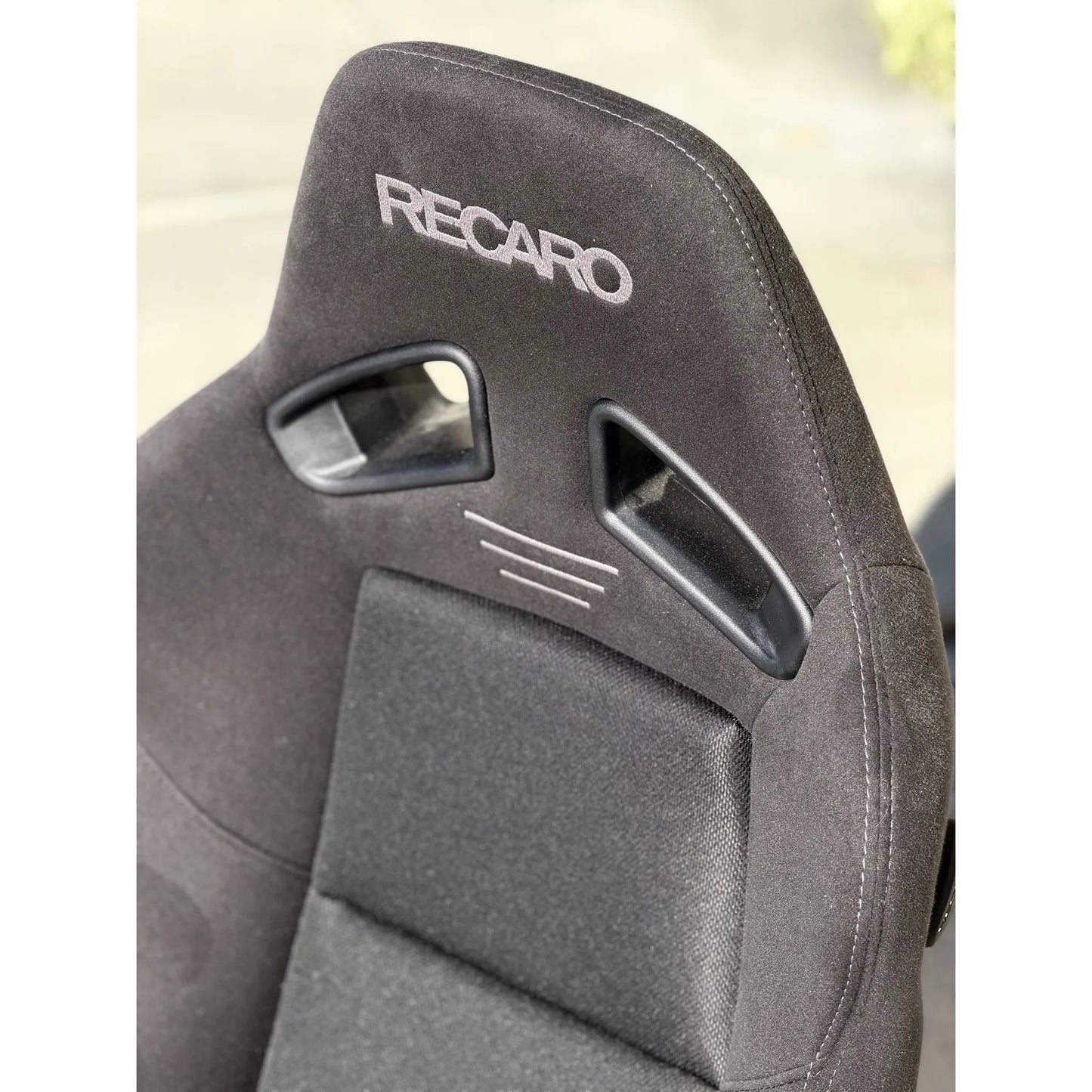 Recaro SR-7 GK100 Sport Seat - Kamui Black x Glass Mesh Black