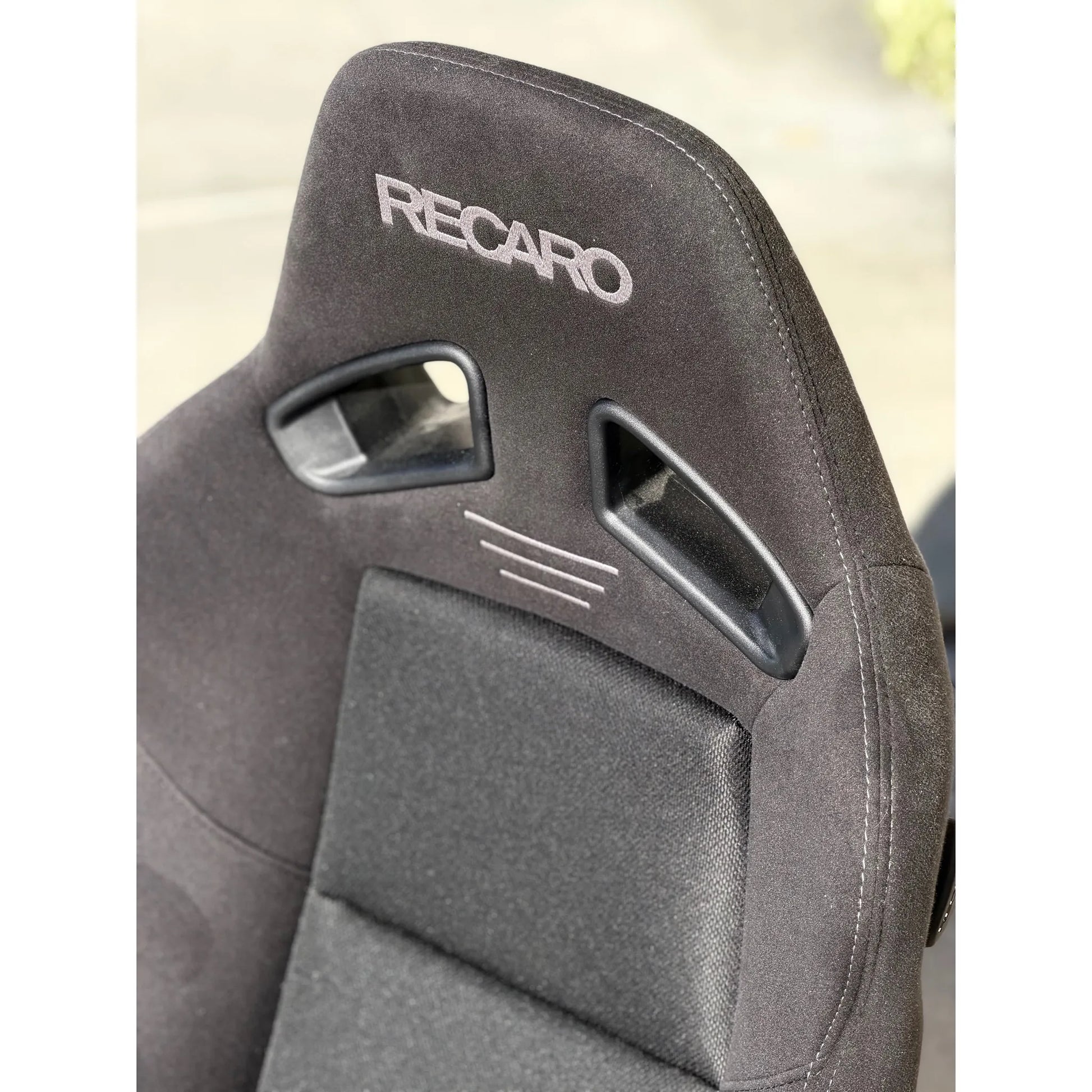 Recaro SR-7 GK100 Sport Seat - Kamui Black x Glass Mesh Black