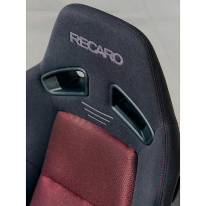Recaro SR-7 GK100 Sport Seat - Kamui Black x Glass Mesh Red