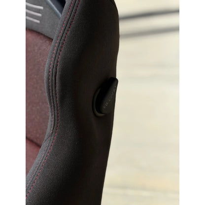 Recaro SR-7 GK100 Sport Seat - Kamui Black x Glass Mesh Red