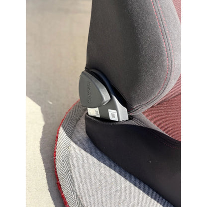 Recaro SR-7 GK100 Sport Seat - Kamui Black x Glass Mesh Red