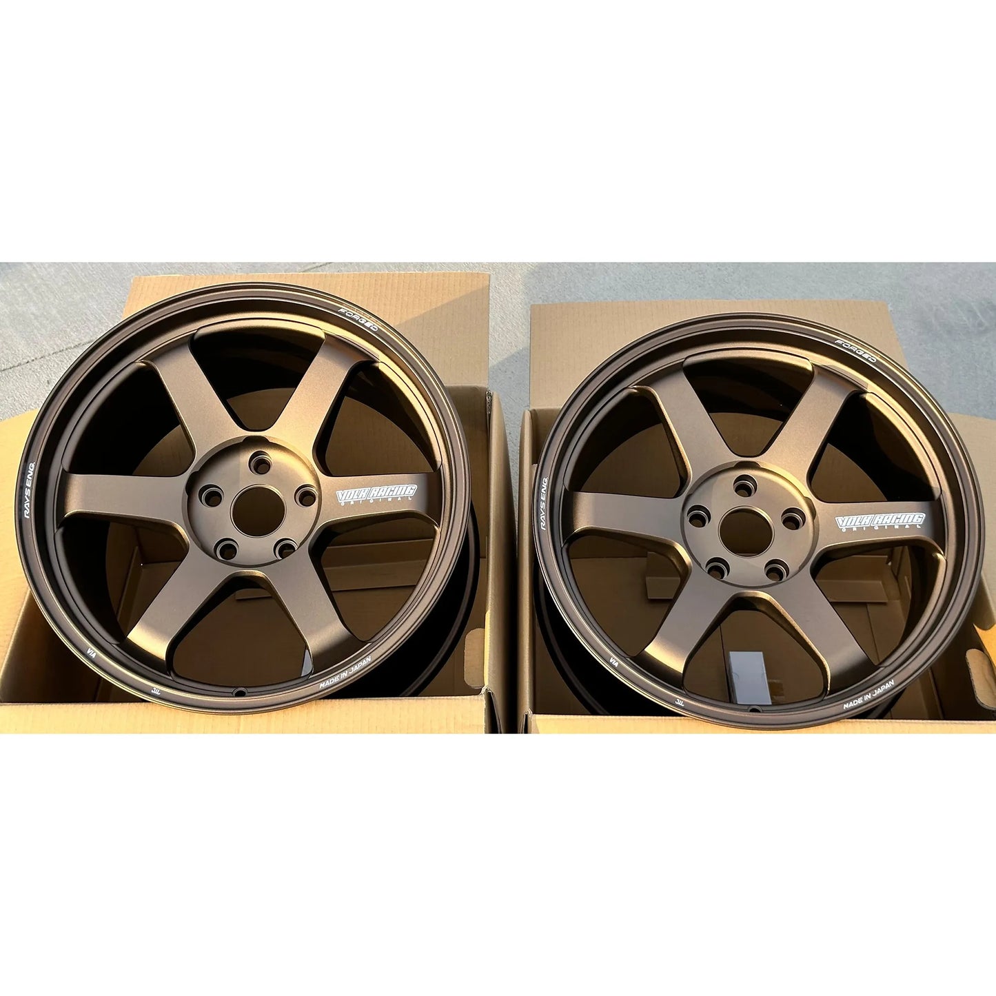 Volk Racing TE37 Ultra M-Spec 19x9.5 +23, 19x11 +37 5x120 Bronze (SET)
