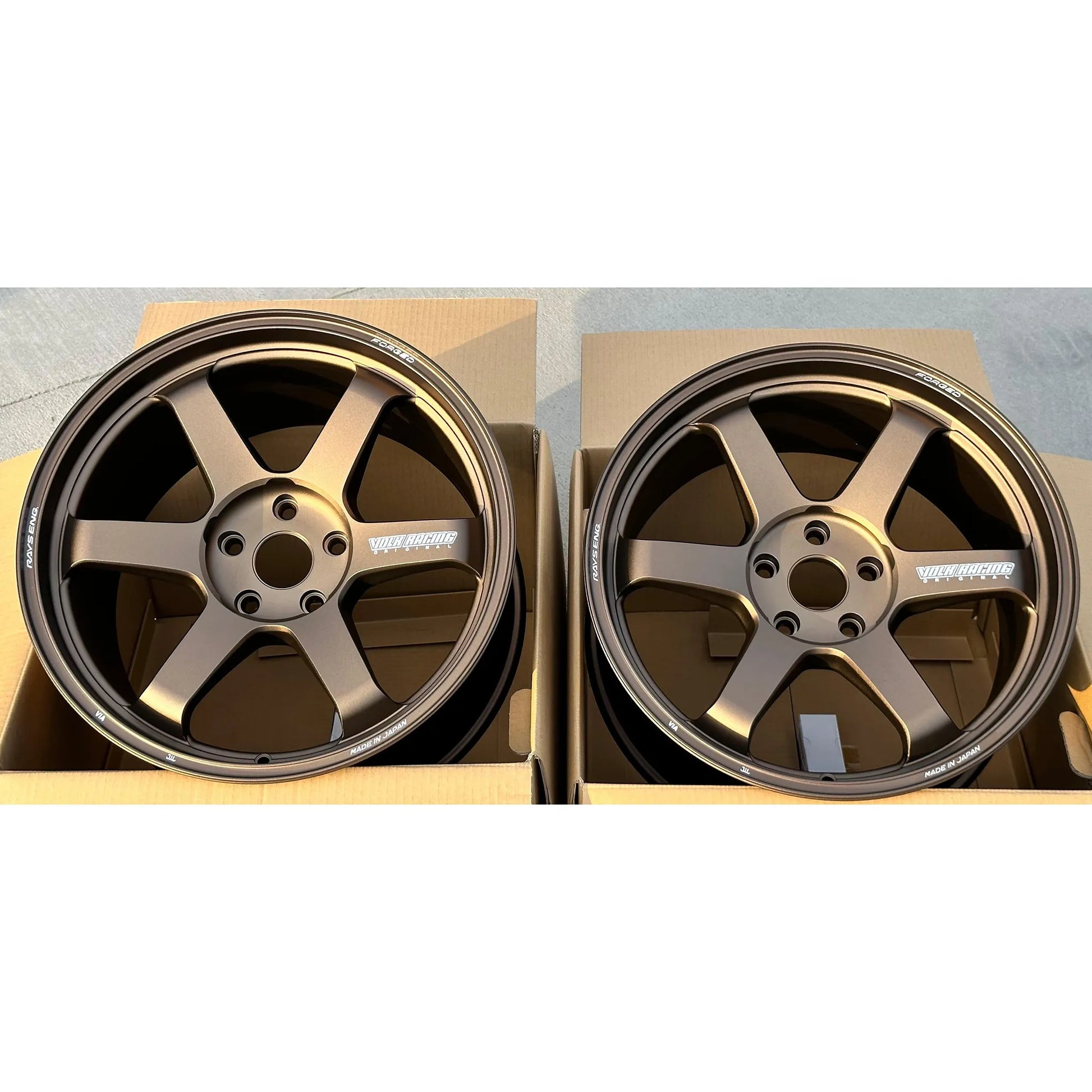 Volk Racing TE37 Ultra M-Spec 19x9.5 +23, 19x11 +37 5x120 Bronze (SET)
