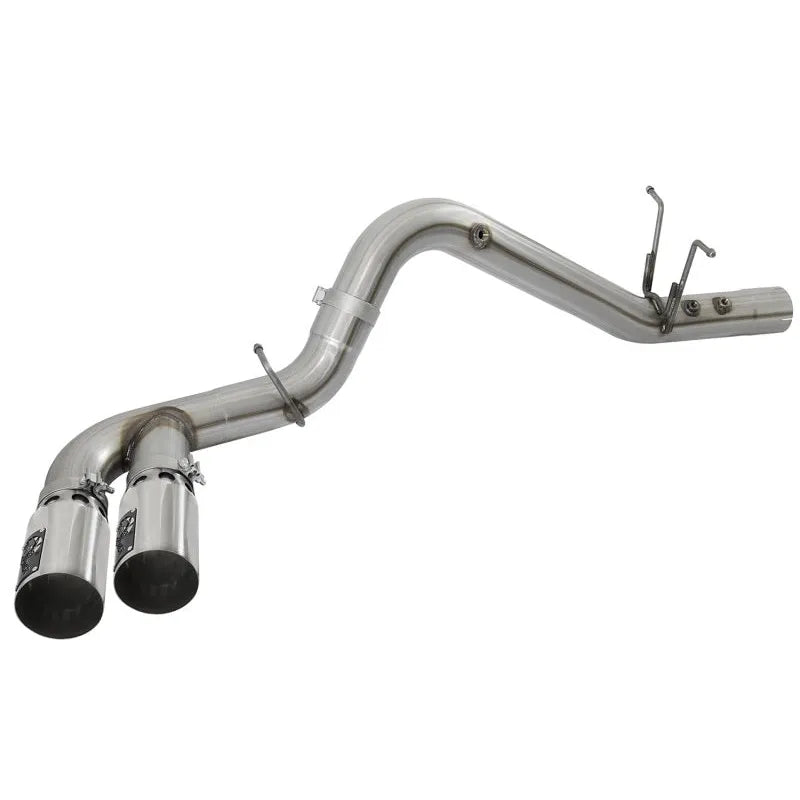 aFe Victory Series 4in SS DPF-Back Exhaust GM 15-19 Duramax L5P (49-44089-P)