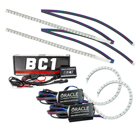 Oracle 15-17 Ford Focus RS/ST DRL Halo Kit | ColorSHIFT w/ BC1 (1322-335)