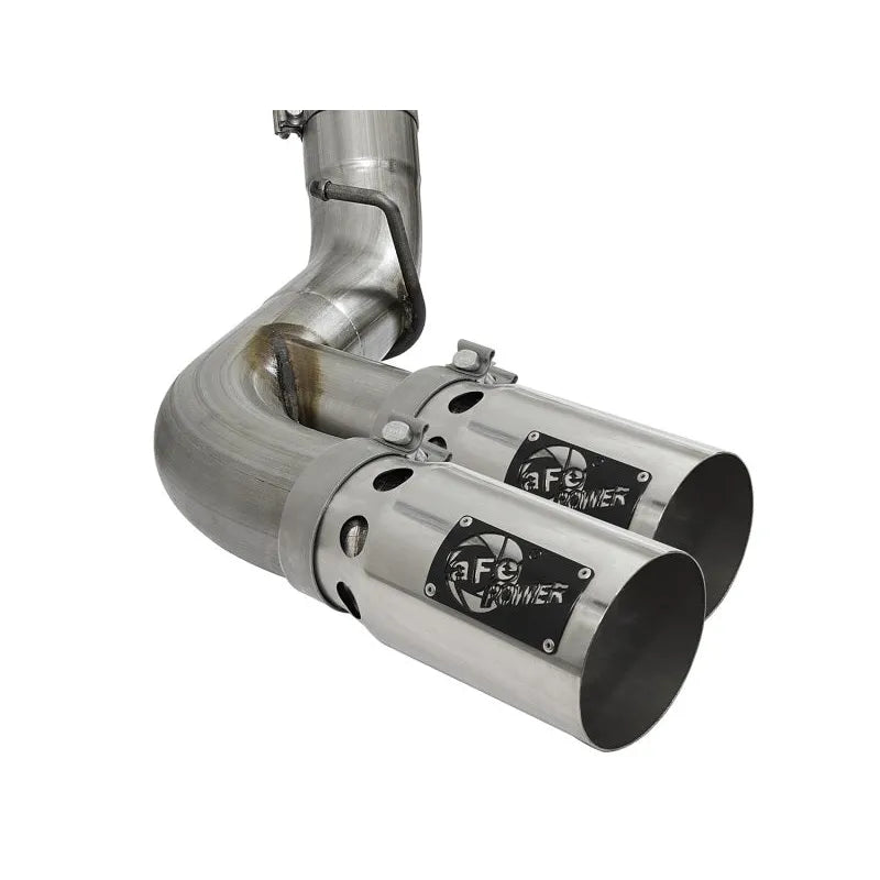 aFe Victory Series 4in SS DPF-Back Exhaust GM 15-19 Duramax L5P (49-44089-P)