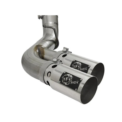 aFe Victory Series 4in SS DPF-Back Exhaust GM 15-19 Duramax L5P (49-44089-P)