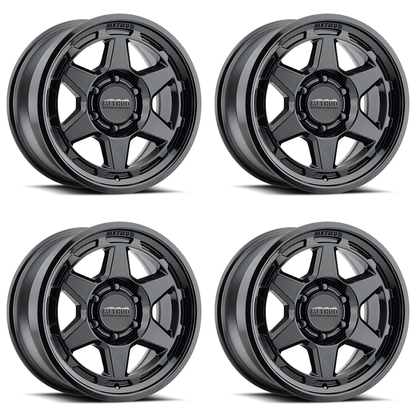 (set of 4) Method MR708-HD Gloss Black | 18x9" +40mm | 6x5.5in Wheel