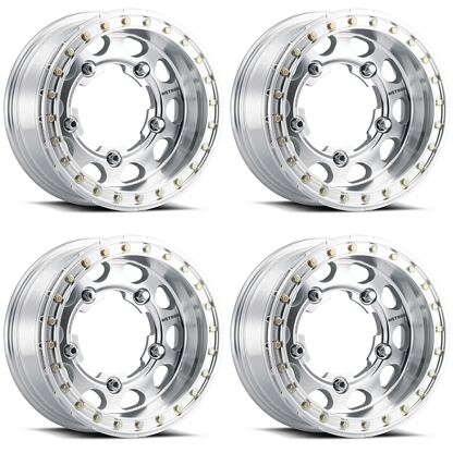 (set of 4) Method MR103 Beadlock Machined - Raw | 17x9" -12mm | 8x6.5in Wheel