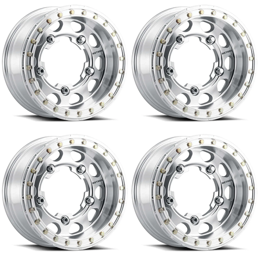 (set of 4) Method MR103 Beadlock Machined - Raw | 17x9" -12mm | 8x6.5in Wheel