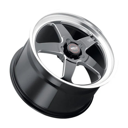 Weld Ventura Drag Gloss Black Milled | 17x10" +30mm | 5x115mm Wheel