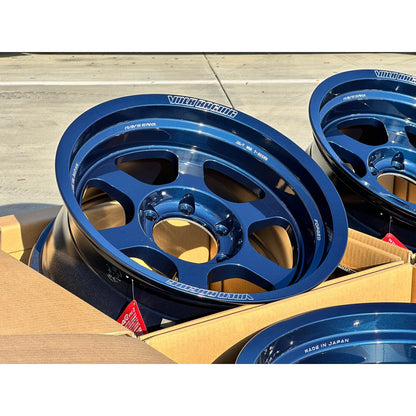 Volk Racing TE37XT M-Spec 17x8.5 -10 6x139.7 Mag Blue (SET)