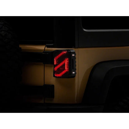 Raxiom 07-18 Jeep JK Axial Trident LED Tail Lights | Wrangler (J173718)