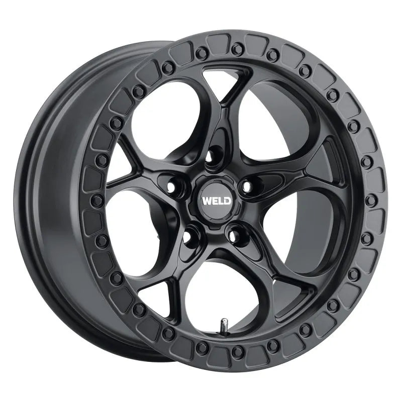 Weld Ledge Satin Black | 17x9.0" -12mm | 5x127mm Wheel