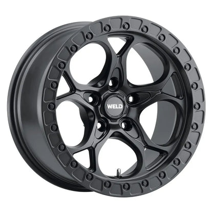Weld Ledge Satin Black | 17x9.0" -12mm | 5x127mm Wheel