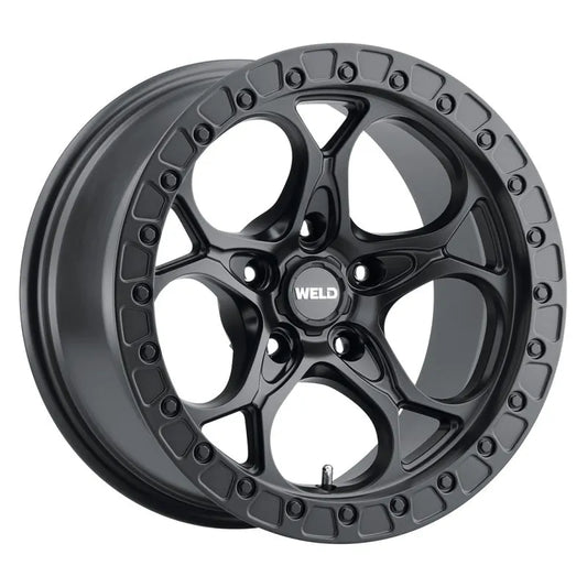 Weld Ledge Satin Black | 17x9.0" -12mm | 5x127mm Wheel