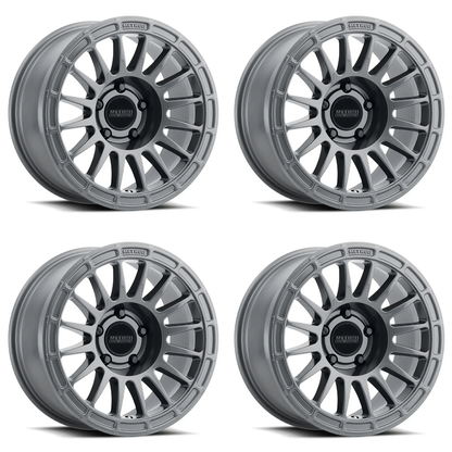 (set of 4) Method MR314 Gloss Titanium | 17x7.5" +25mm | 5x150mm Wheel