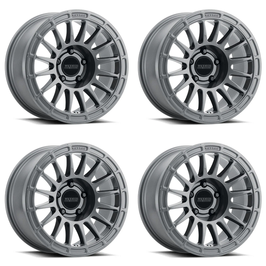 (set of 4) Method MR314 Gloss Titanium | 17x7.5" +25mm | 5x150mm Wheel