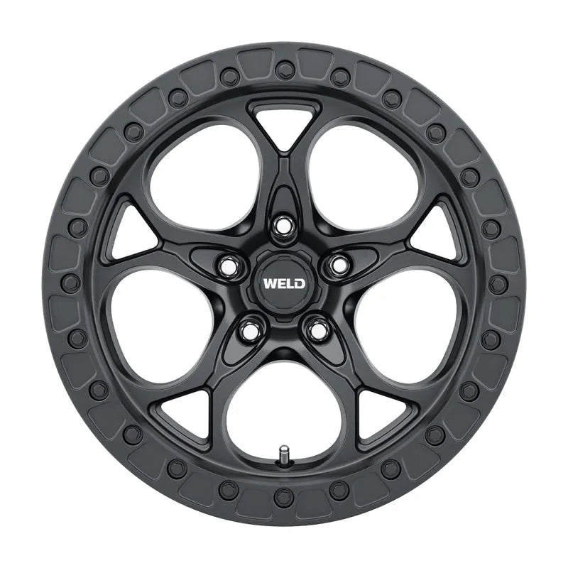 Weld Ledge Satin Black | 17x9.0" -12mm | 5x127mm Wheel