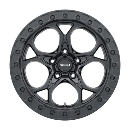 Weld Ledge Satin Black | 17x9.0" -12mm | 5x127mm Wheel
